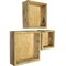 Ekena Millwork Square, Closed Back, Vintage Farmhouse Shadow Box Shelves, Barnwood Decor Collection, PK3 DECR15SBSQCBUF - alternate 5